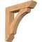 Ekena Millwork Legacy Slat Smooth Bracket w/ Offset Brace, Western Red Cedar, 7 1/2"W x 34"D x 34"H BKT0806X34X34LEC06SWR - alternate 1